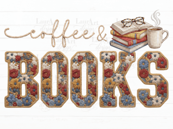 A Designer's Review: Coffee and Books Floral Embroidery for Gifts