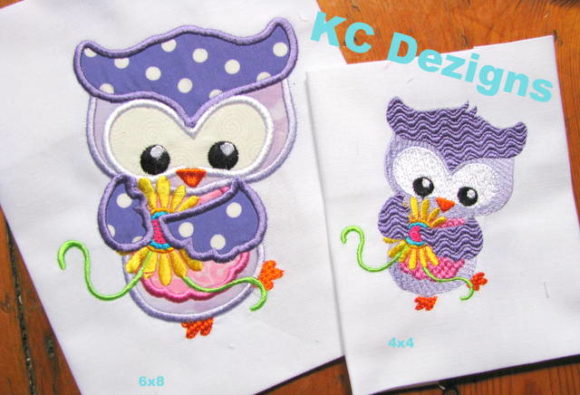 A Designer's Review: The Spring Owl Seasonal Embroidery File
