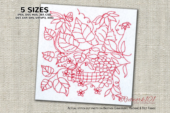 A Designer’s Review: The Fruits Basket with Flowers Embroidery
