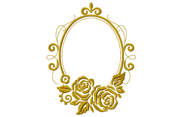 A Golden Rose Frame for Boutique Sweatshirts