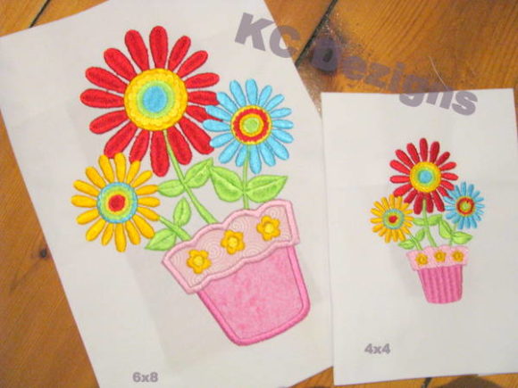 A Practical Review of the Spring Pot with Flowers Embroidery Design
