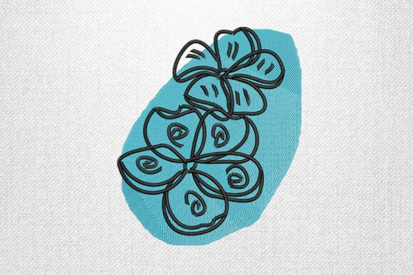 A Professional Designer's Take on Abstract Floral Outline