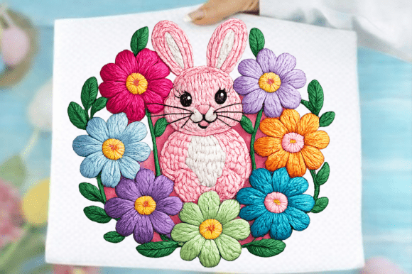 A Professional Review of the Faux Embroidery Floral Bunny PNG