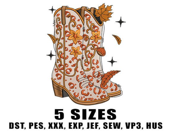 A Real-World Review of the Hello Fall Boots Floral Embroidery Design
