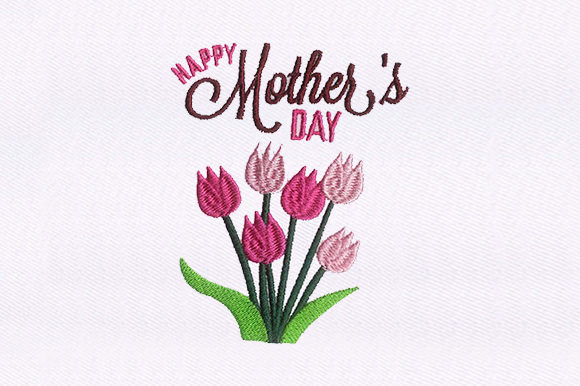 A Seasonal Review of the Flowers Mother's Day Embroidery Design