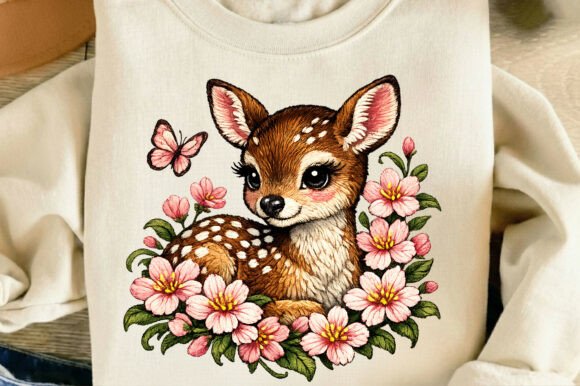 Adorable Baby Deer Embroidery Design Review