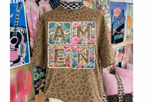 AMEN Floral Faux Rope Embroidery PNG: A Designer's Review