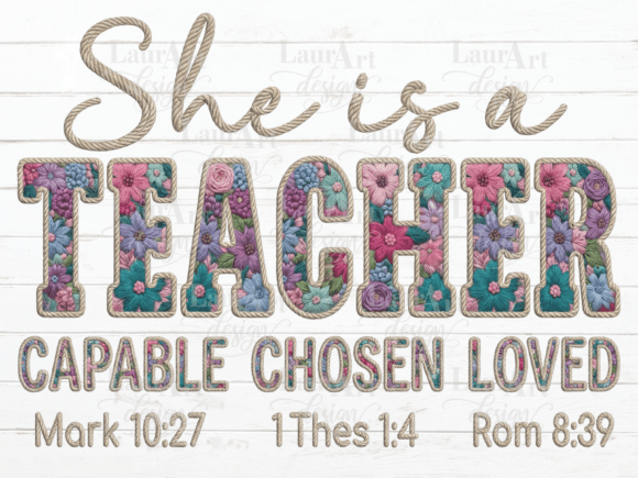 Evaluating the Teacher Floral Embroidery Design for Your Shop