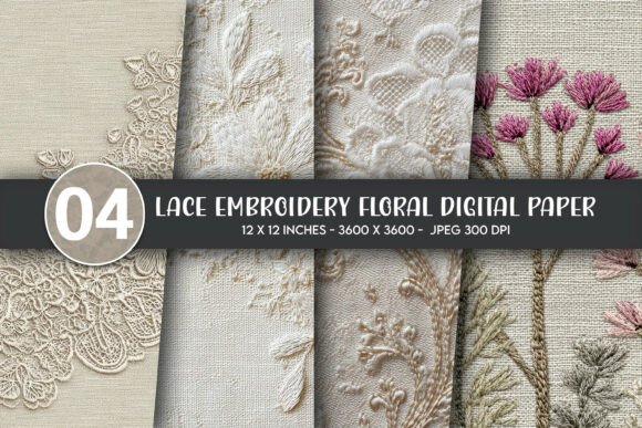 Lace Embroidery Floral Paper: A Designer's Review